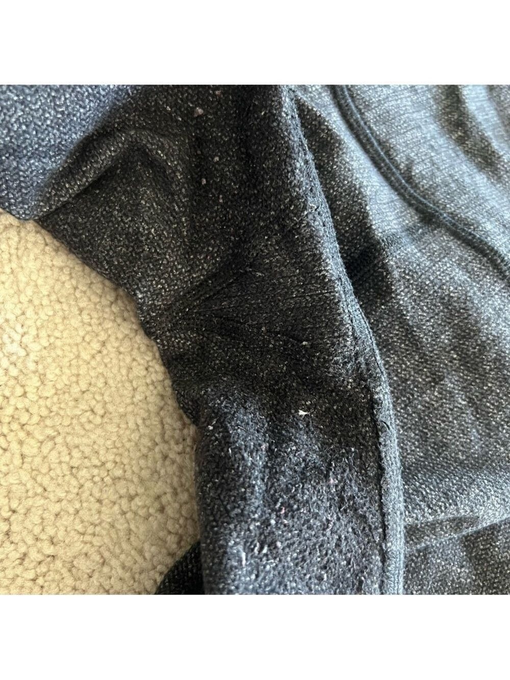Cozy Lululemon Wunder Under Gray Black 8 - Picture 3 of 6